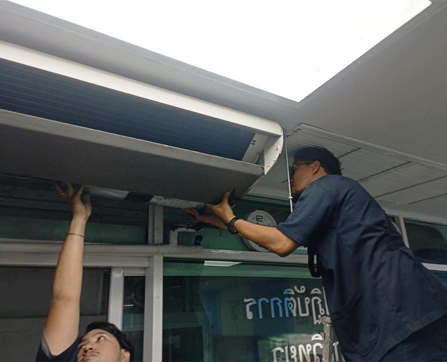 งานดูแลบำรุงรักษาเครื่องปรับอากาศ