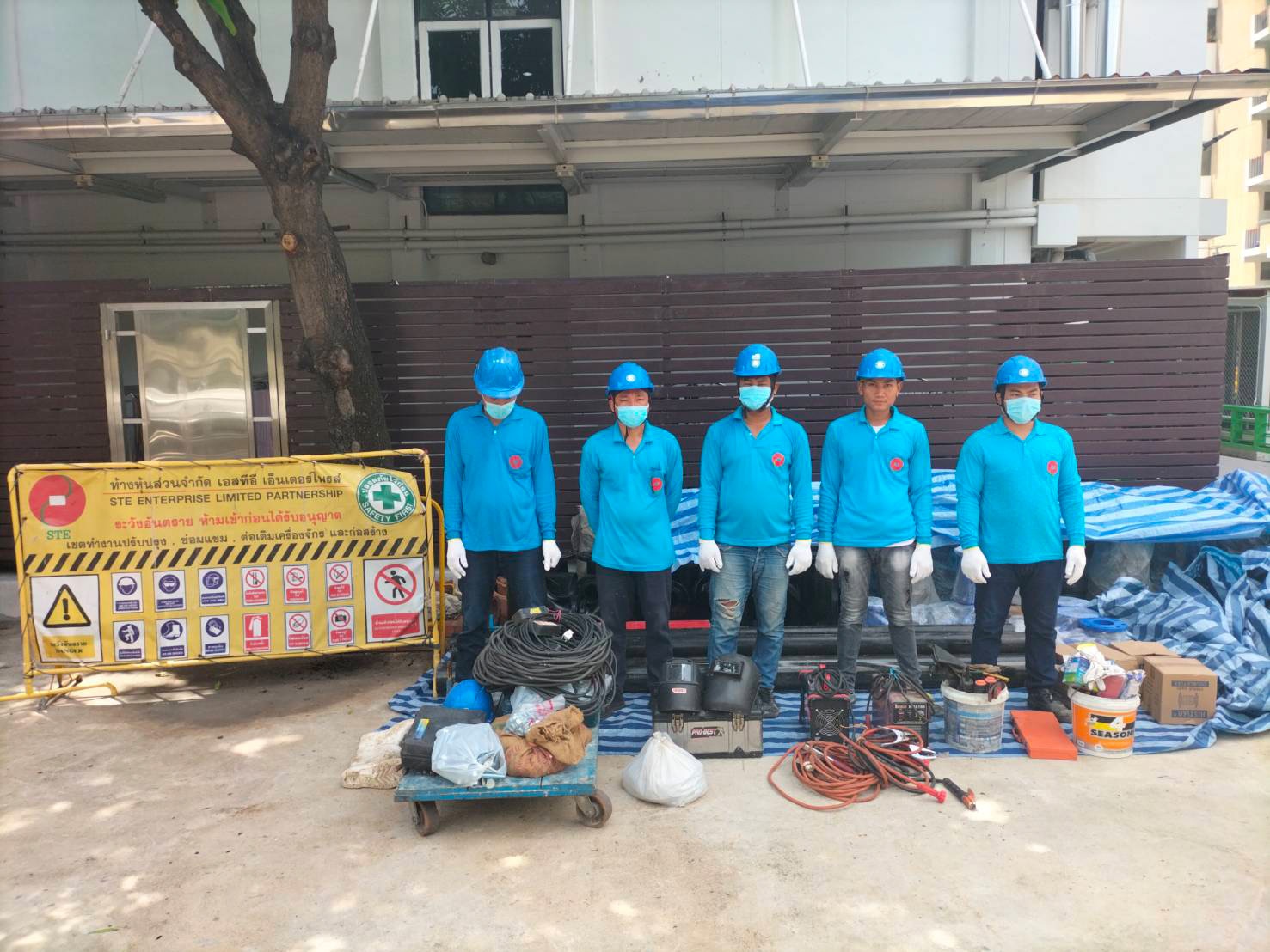 งานปรับปรุง Header สถานีสูบน้ำเสีย