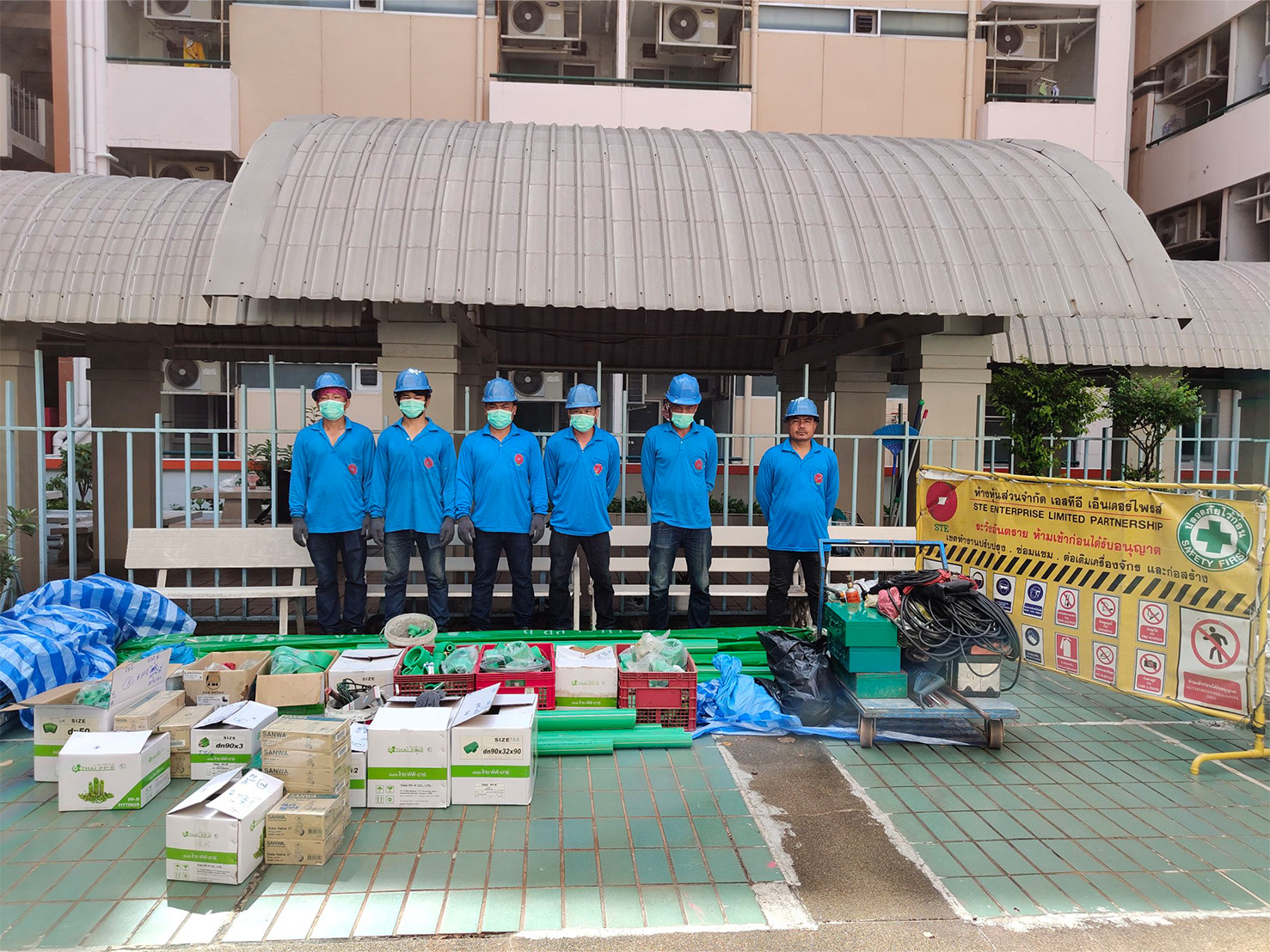 งานปรับปรุงท่อ RISER